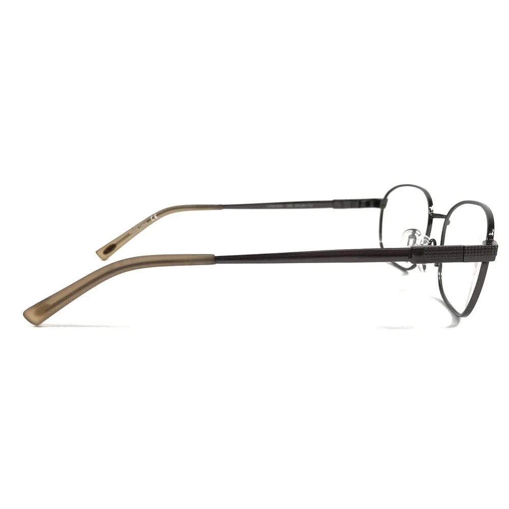 Autoflex Eyeglasses Frames LONG RUN 033 Gunmetal Gray Oval Wire Rim 53-15-140